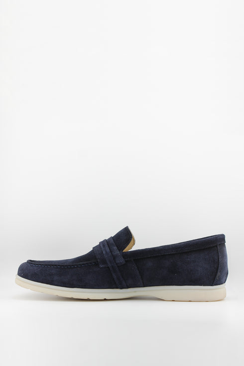 DFC Relax Men Suede Loafer with Metal Accent